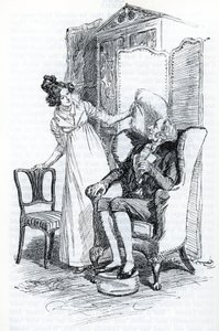 "Emma ve Bay Knightley" (illüstrasyon) by Hugh Thomson