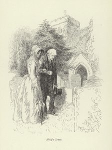 George Eliot tarafından Amos Barton için illüstrasyon by Hugh Thomson