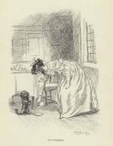 George Eliot tarafından Amos Barton için illüstrasyon by Hugh Thomson