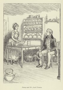 George Eliot tarafından Amos Barton için illüstrasyon by Hugh Thomson