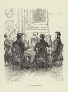 George Eliot tarafından Amos Barton için illüstrasyon by Hugh Thomson