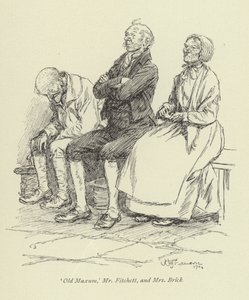 George Eliot tarafından Amos Barton için illüstrasyon by Hugh Thomson