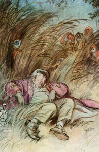 JM Barrie'nin The Admirable Crichton'ı için İllüstrasyon by Hugh Thomson