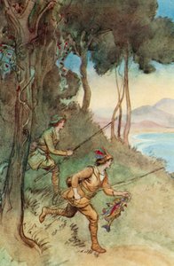 J M Barries The Admirable Crichton için İllüstrasyon by Hugh Thomson