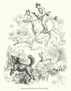 Northanger Manastırı için Jane Austen (lito) çizimi by Hugh Thomson