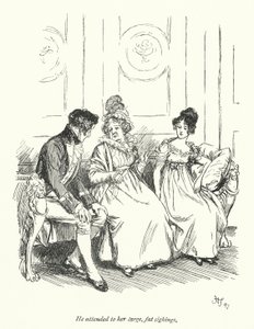 Jane Austen tarafından İkna için İllüstrasyon (lito)