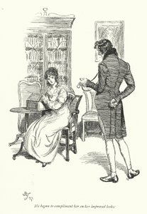 Jane Austen tarafından İkna için İllüstrasyon (lito) by Hugh Thomson