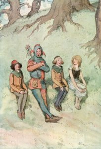 İstediğiniz Gibi Shakespeare için İllüstrasyon by Hugh Thomson