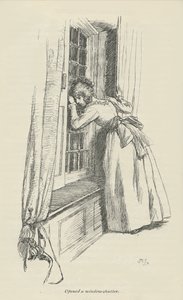 Bir pencere panjuru açtı, 1896 by Hugh Thomson