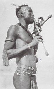 Orta Afrika Njambara (siyah-beyaz fotoğraf) by Hugo Adolf Bernatzik