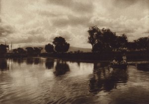 Meksika: Ocotlan, Jalisco Eyaleti (b/w fotoğraf) by Hugo Brehme