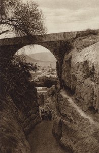 Meksika: San Andres Chalchicomula, Puebla Eyaleti (b/w fotoğraf) by Hugo Brehme