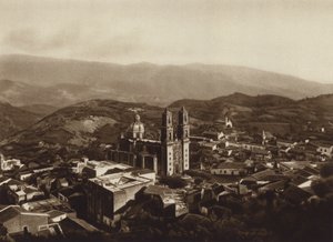 Meksika: Taxco (b/w fotoğraf) by Hugo Brehme
