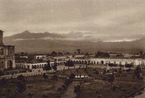 Meksika: Colima ile Zapotlan (b/w fotoğraf)