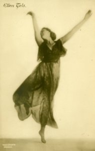 Ellen Tels / Fotopostkarte by Hugo Erfurth