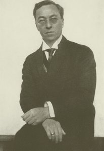 Wassily Kandinsky'nin Portresi (s/b fotoğraf)