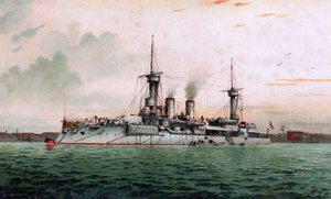 S.M. Weissenburg zırhlısı by Hugo Graf