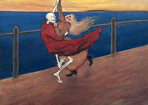 Ölüm Dansı par Simberg, Hugo (1873-1917)