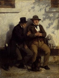 Köpekleriyle İki Adam by Hugo Wilhelm Kauffman