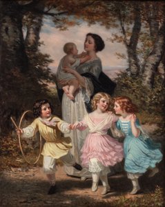 Anne ve Çocuklar, 1840-80 dolayları (tuval üzerine yağlı boya)
