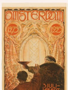 Amsterdam 1275-1925 sergisi için afiş Amsterdam 1275 1925 (nesne üzerindeki başlık)