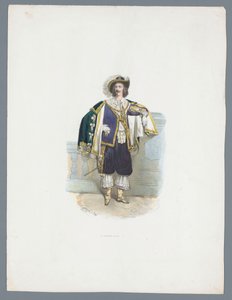 Tarihi kostümlü adam by Huib van Hove Bz
