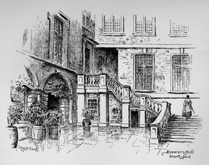 Brewers Hall Avlusu, 1890