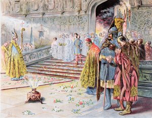 Matthias I (1440-90) Corvinus ve Aragonlu Beatrice