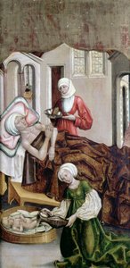 Vaftizci Yahya'nın Doğuşu, Kisszeben, 1490 by Hungarian School