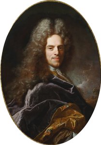 Stefano Gentile'nin Portresi by Hyacinthe Francois Rigaud