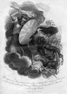 Avrupa uluslarını köleleştirmek veya yok etmek için yola çıkan devrimci öfke, 1816.