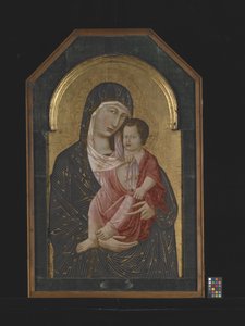 Madonna And Child (ahşap üzerine tempera ve altın) by Icilio Federico (attr. to) Joni