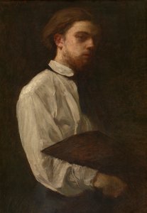 Otoportre (tuval üzerine yağlıboya) by Ignace Henri Jean Fantin Latour