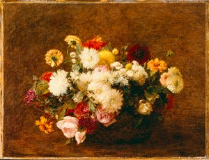 Çiçek Buketi, 1894 by Ignace Henri Jean Fantin Latour