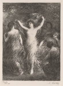 Danslar, 1898. by Ignace Henri Jean Fantin-Latour
