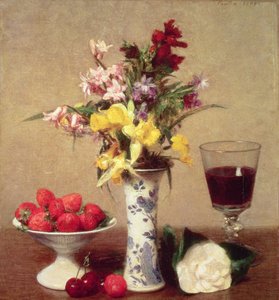 Nişan Buketi by Ignace Henri Jean Fantin Latour