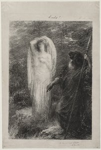LEvokasyon dErda, 1885. by Ignace Henri Jean Fantin Latour