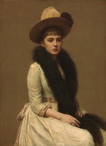 Sonia'nın portresi by Ignace Henri Jean Fantin Latour