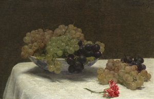 Üzüm ve Karanfil ile Natürmort, 1880 dolayları