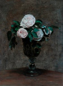 Güllerin İncelenmesi, 1872 by Ignace Henri Jean Fantin Latour