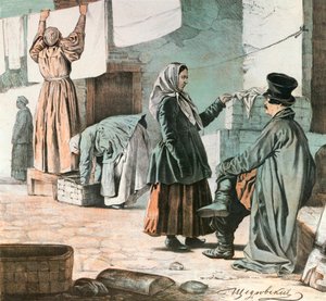 Çamaşırhaneler, 1846. by Ignati Shchedrovsky