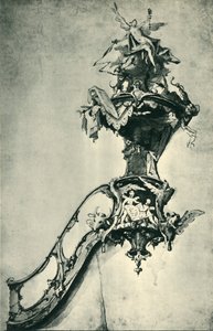 Bir minber için tasarım, 18. yüzyılın ortaları, 1943. by Ignatz Günther