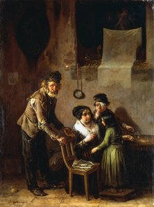 Aile grubu, Ignazio Manzoni (1799-1888), tuval üzerine yağlı boya by Ignazio Manzoni