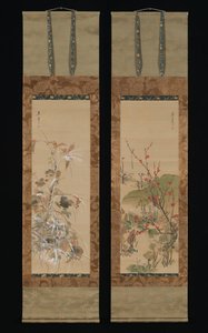 Dört Mevsimin Çiçekleri ve Kuşları, 19. yüzyılın ortaları. by Ikeda Koson