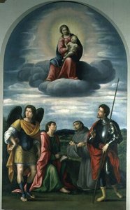 Azizler ile Madonna ve Çocuk