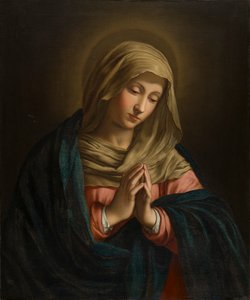 The Virgin at Prayer, c.1629-85 (tuval üzerine yağlı boya)