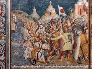 Freskler, detay by Ilario and others Ugolino di Prete