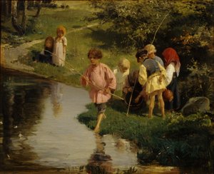 Balık Tutma Çocukları, 1882