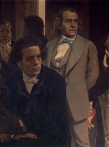 Anton Grigoryevich Rubinstein (1829-94) ve Alexander Nikolayevich Serov (1820-71), Slav Bestecilerden, 1890