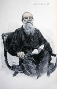 Lev Nikolayeviç Tolstoy (1828-1910) by Ilya Efimovich Repin